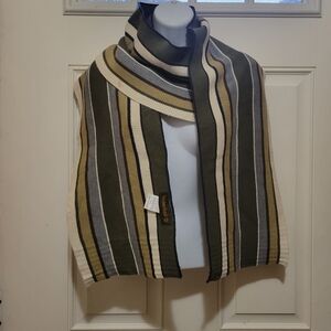 Vintage Timberland Verticle Striped Cotton(?) Men's Scarf HTF